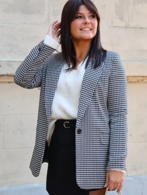 Online Juste Elles Blazer Alix Noir