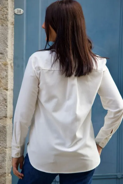 Flash Sale Juste Elles Blouse Rafaelle Blanc