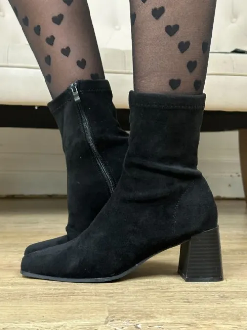 Discount Juste Elles Boots Mariane Noir