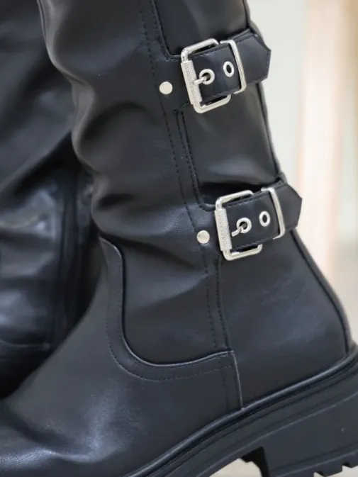 Sale Juste Elles Bottes Elyne Noir