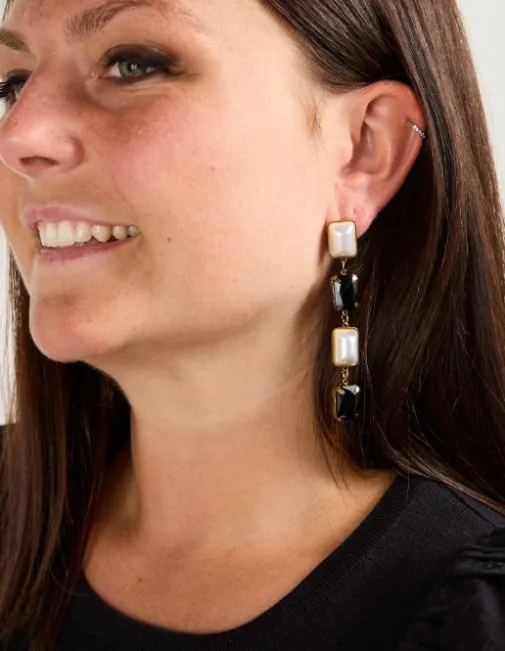 Store Juste Elles Boucle d'oreilles Vianne Noir