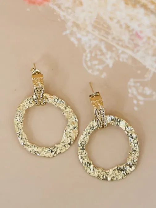 Discount Juste Elles Boucles d'oreilles Manon Or