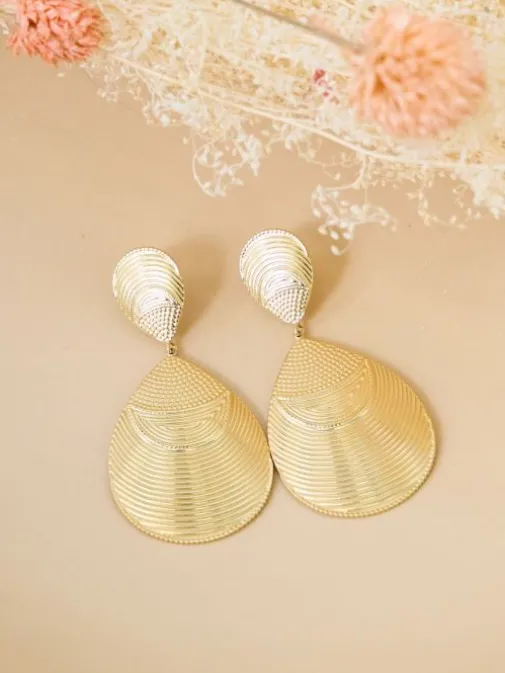 Clearance Juste Elles Boucles d'oreilles Safyra Or