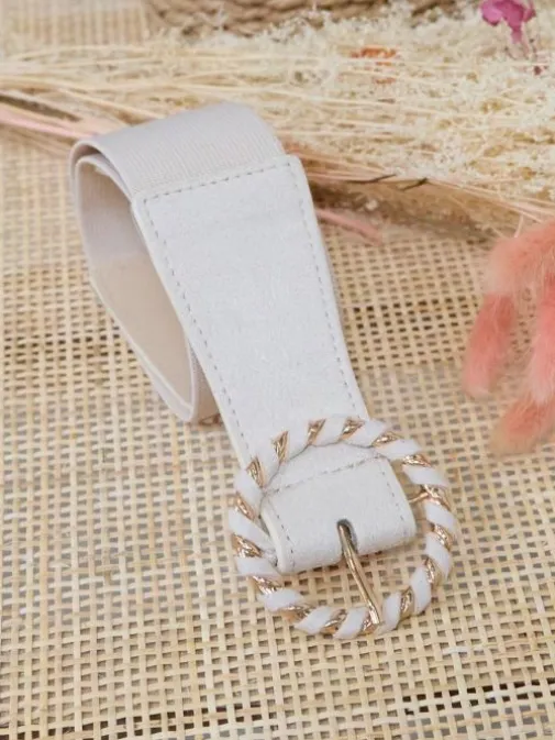 Online Juste Elles Ceinture Basile Beige