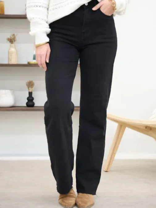 Flash Sale Juste Elles Jean Beryl Noir