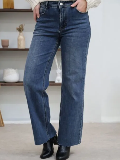 New Juste Elles Jean Garance Bleu