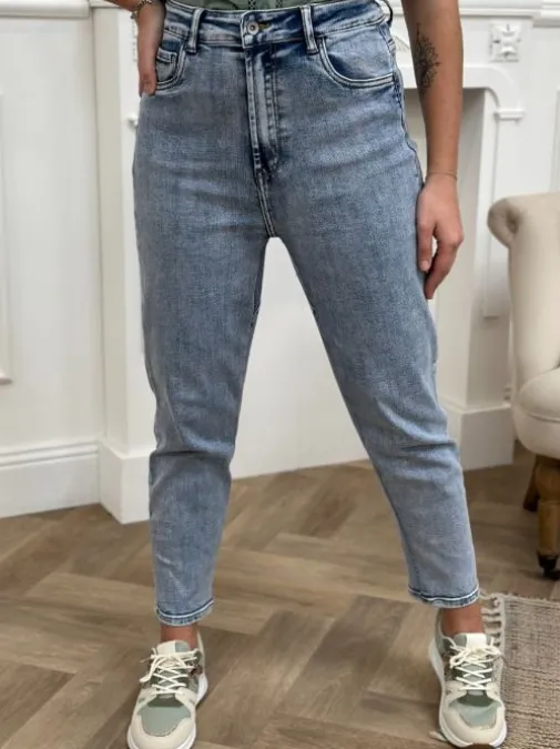 Cheap Juste Elles Jeans Elissa Bleu