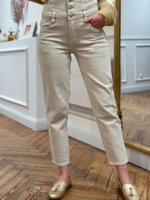 Flash Sale Juste Elles Jeans Fabiana Beige