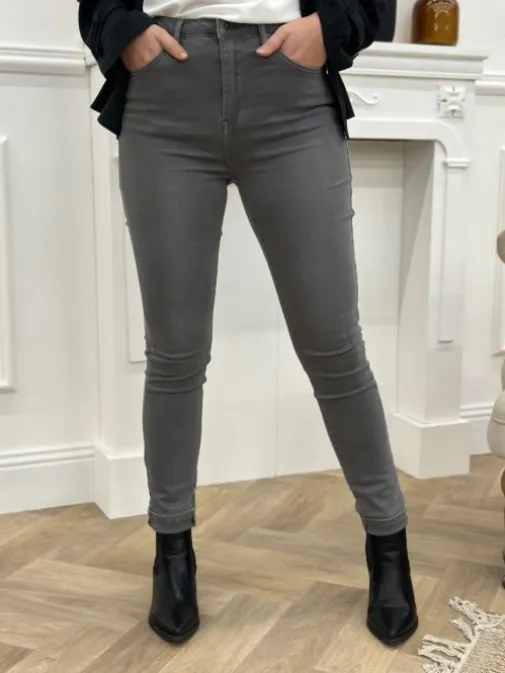 Hot Juste Elles Jeans Heloísa Gris