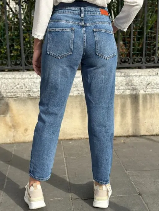 Best Sale Juste Elles Jeans Kathleen Bleu