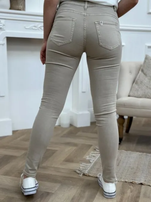 Outlet Juste Elles Jeans Margot Beige