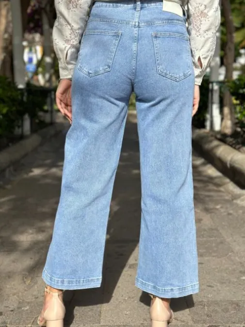 Hot Juste Elles Jeans Ornella Bleu