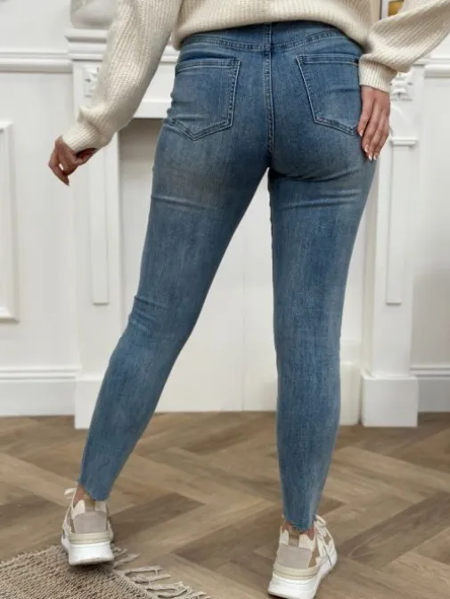 Outlet Juste Elles Jeans Salima Bleu