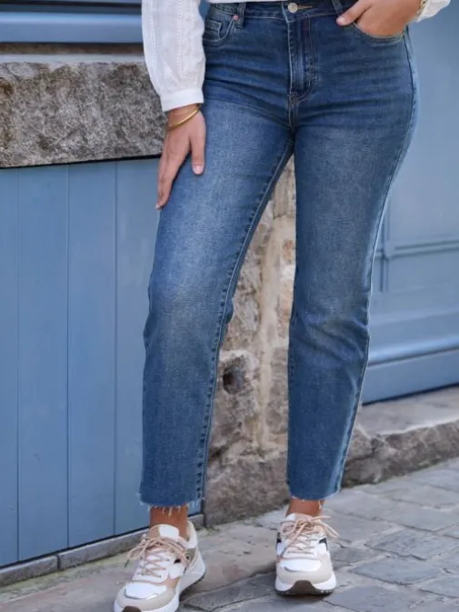 Hot Juste Elles Jeans Sofia Bleu foncé