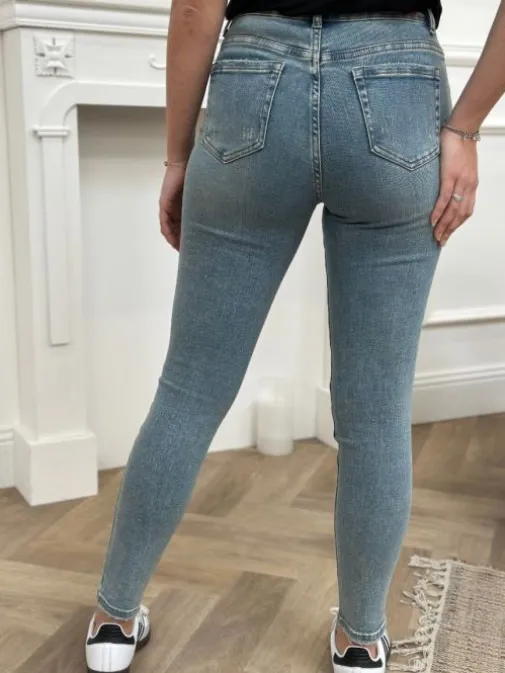 Clearance Juste Elles Jeans Sofya Bleu