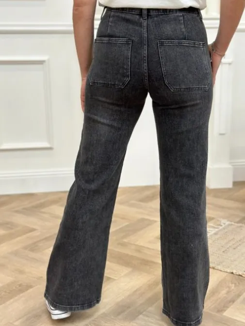 New Juste Elles Jeans Steffy Gris