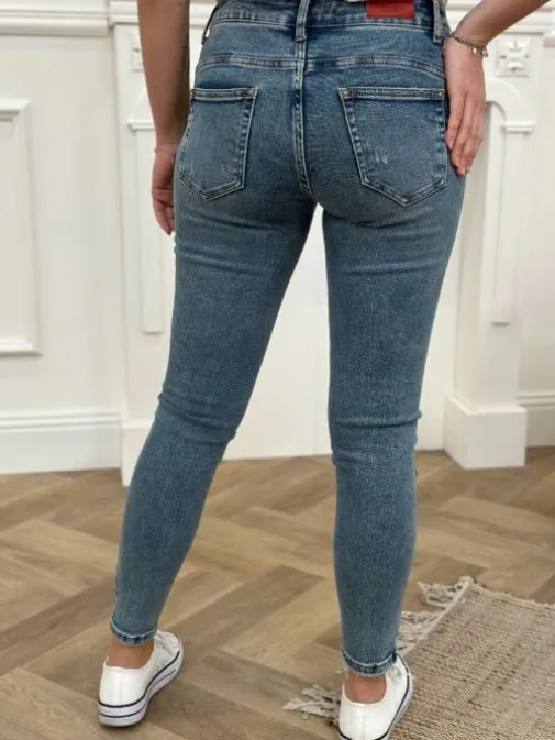 New Juste Elles Jeans Tatiana Bleu