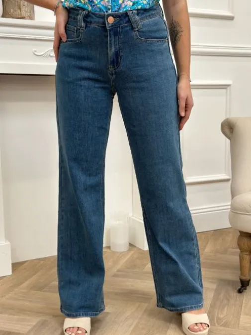 Fashion Juste Elles Jeans Telma Bleu