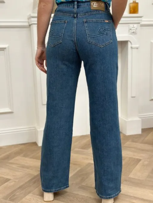 Fashion Juste Elles Jeans Telma Bleu