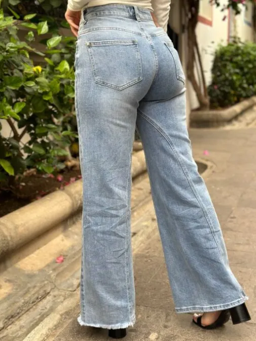 Hot Juste Elles Jeans Tia Bleu