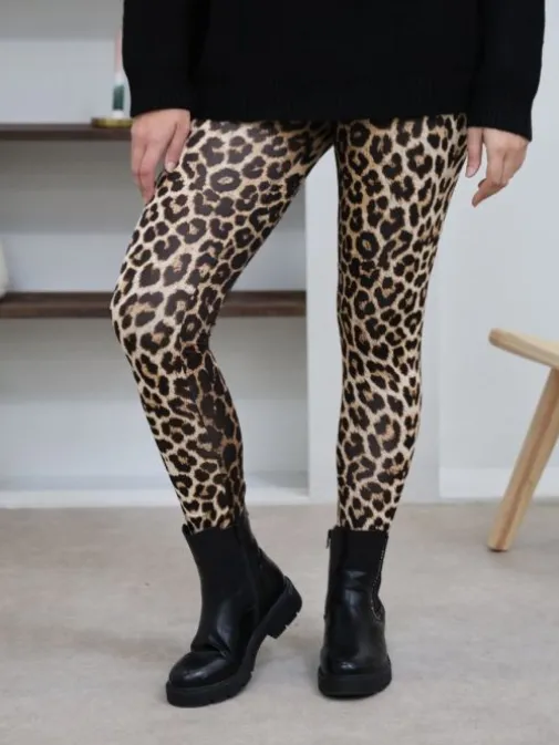 Shop Juste Elles Legging Alina Leopard