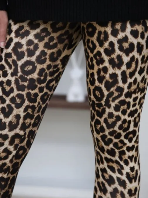 Shop Juste Elles Legging Alina Leopard