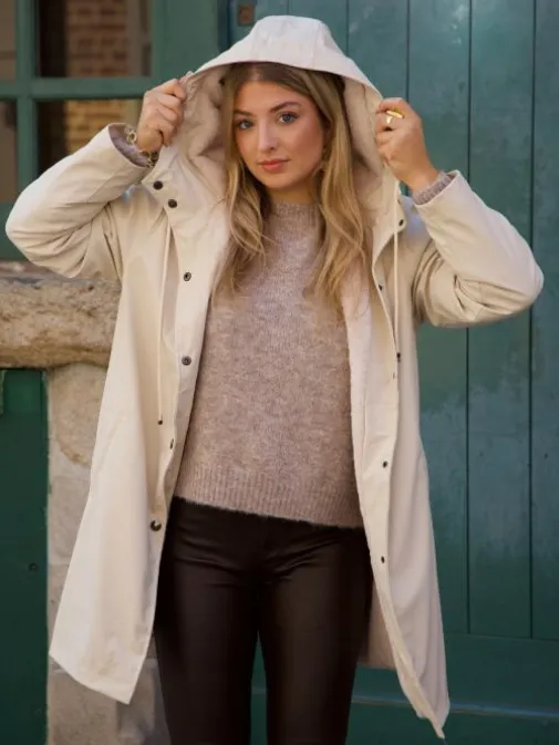 Hot Juste Elles Manteau Lucie Beige