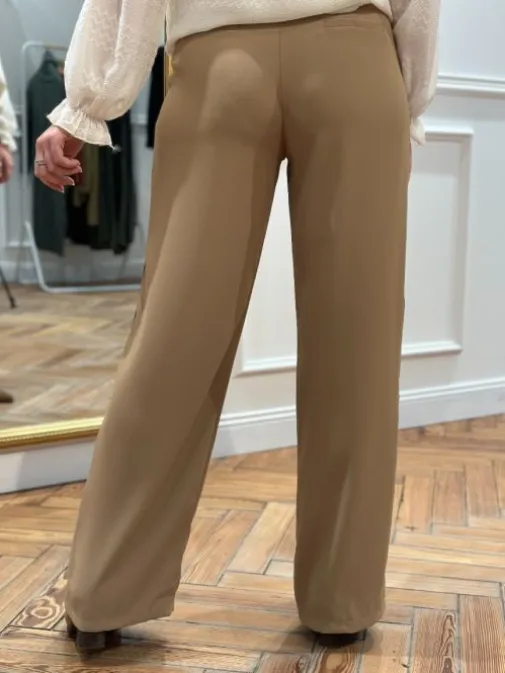 Sale Juste Elles Pantalon Ariella Camel