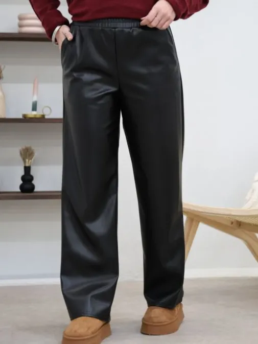 Store Juste Elles Pantalon Celya Noir