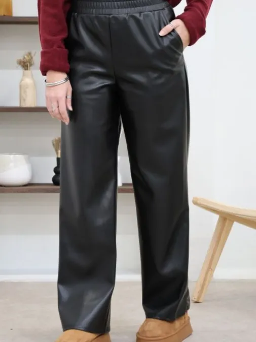 Store Juste Elles Pantalon Celya Noir