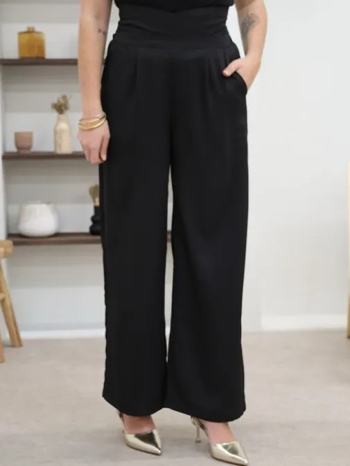 Cheap Juste Elles Pantalon Ella Noir