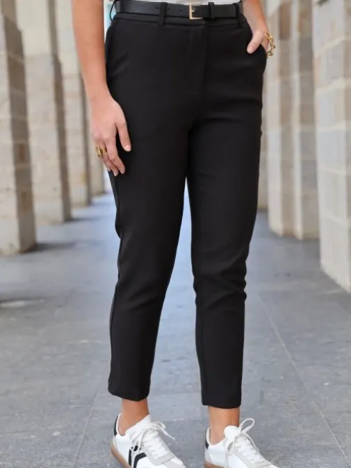 New Juste Elles Pantalon Maria Noir