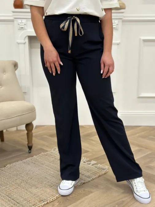 Store Juste Elles Pantalon Naomi Marine