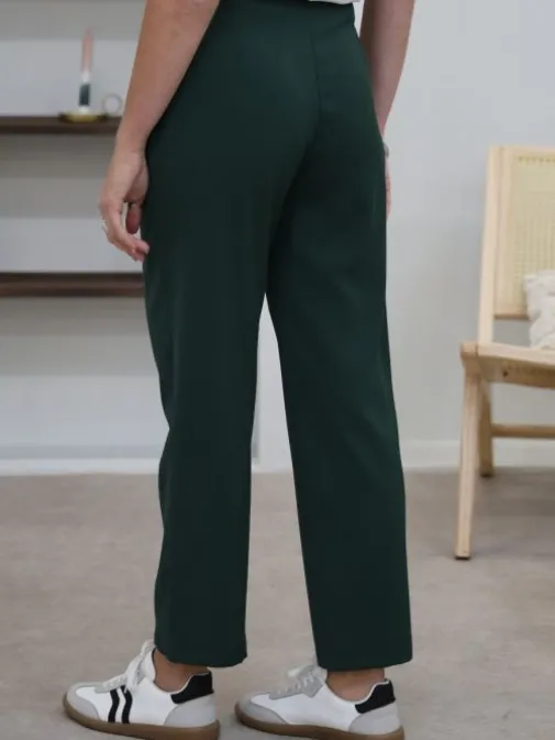 Best Juste Elles Pantalon Ornella Vert sapin