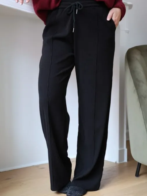 Store Juste Elles Pantalon Solène Noir