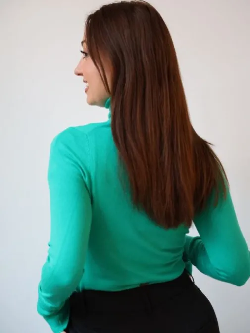 Best Juste Elles Pull Tainara Vert brésil