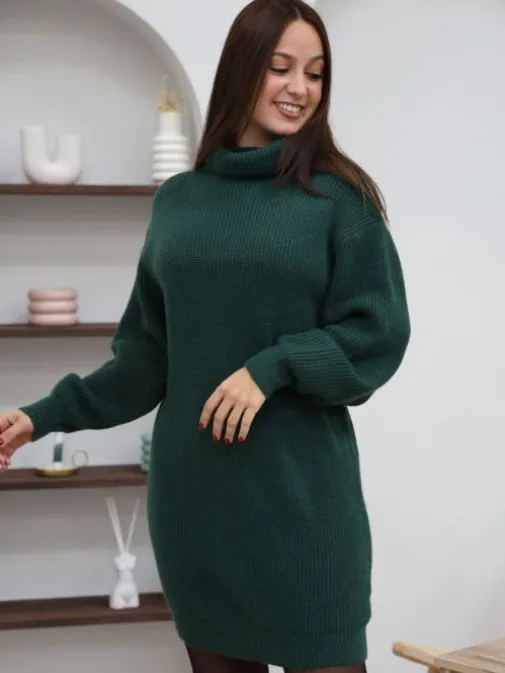 Cheap Juste Elles Robe courte Clara Vert