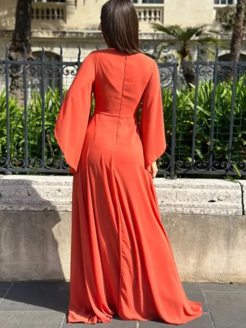 Store Juste Elles Robe Lise Terracotta