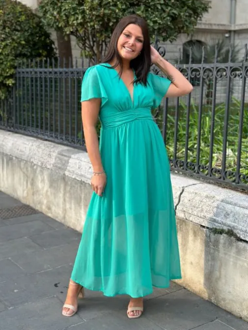 Best Juste Elles Robe Lysia Vert d'eau